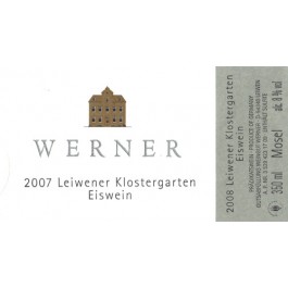 Werner (Mosel)  Leiwener Klostergarten Riesling Eiswein 0,375 L