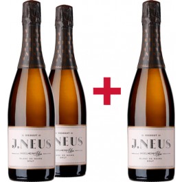 J. Neus  2+1 Pinot Noir Blanc de Noirs Gutssekt brut Paket