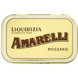 Amarelli Liquirizia Rossano - gelbe Dose 40g   - Fudge, Dragees, ..., Italien, 0.0400 kg