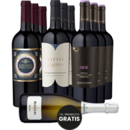 Probierpaket »Italiens Rotweinstars« mit Luxus-Prosecco GRATIS