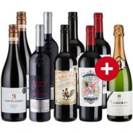 9er Paket Rotweinklassiker mit Cremant - Weinpakete