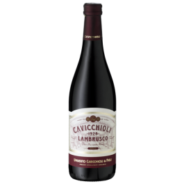 Vino Frizzante Rosso Dolce Lambrusco - Cavicchioli - Italienischer Rotwein