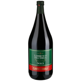 Lambrusco del Emiglia Amabile Magnum 1,5 L-Magnum Flasche - Cavicchioli - Italienischer Rotwein