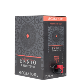 Edizione Ennio Primitivo Bag-in-Box - 5,0 L -  - Cantina Vecchia Torre - Italienischer Rotwein