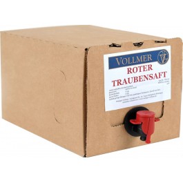 Roland Vollmer  Roter Traubensaft 3L Bag-in-Box Weinschlauch 3,0 L