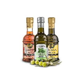 Probierpaket Aromatisierte Olivenöle von Colavita mit 3 Flaschen