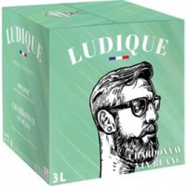 Ludique Chardonnay, Pays d'Oc IGP, Bag in Box 3L, Languedoc-Roussillon, , Weißwein