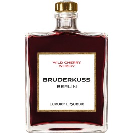 Bruderkuss Wild Cherry Whisky Likör, 20% Vol, 0,5L, Pfalz, Spirituosen