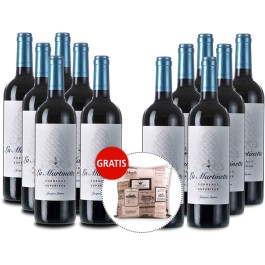 Weinpaket Jacques Lurton La Martinette Bordeaux Supérieur AOC  + Dekokissen gratis