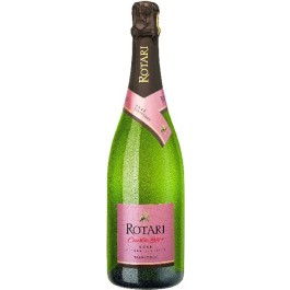 Rotari Brut Rose 28+ brut Trento DOC Cuvee aus 75 Proz. Pinot Nero, 25 Proz. Chardonnay